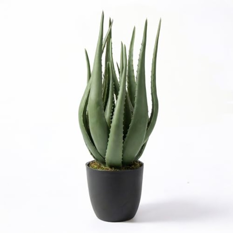 Large Potted Artificial Aloe V - огляд і ціна Aloe Vera Pot