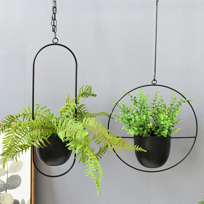 Wrought Iron Hanging Planter E - огляд і ціна Spider Plant Hanging