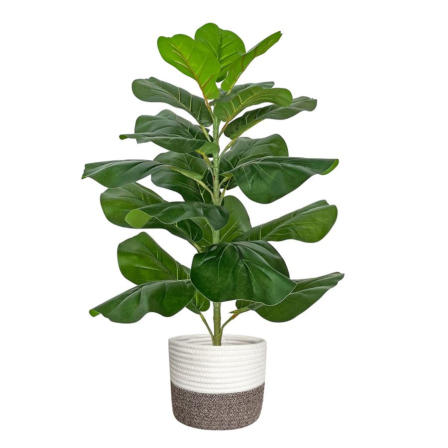 Artificial Fiddle Leaf Fig Tre - огляд і ціна Ficus Lyrata Tree