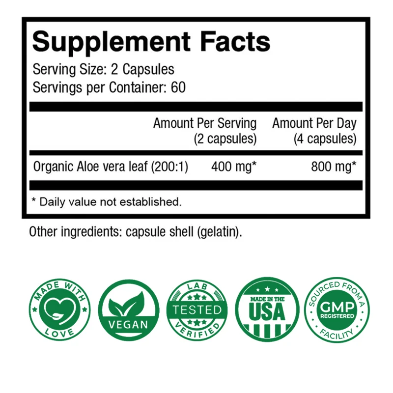 Aloe Vera Capsules - Help Prom - огляд і ціна Aloe Vera Pot