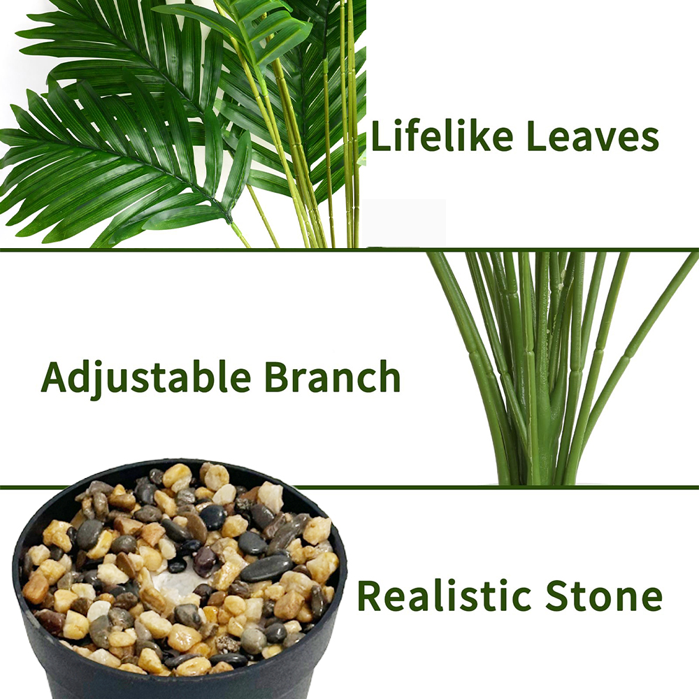 24 Leaves Areca Palm Artificia - огляд і ціна Dracaena Marginata
