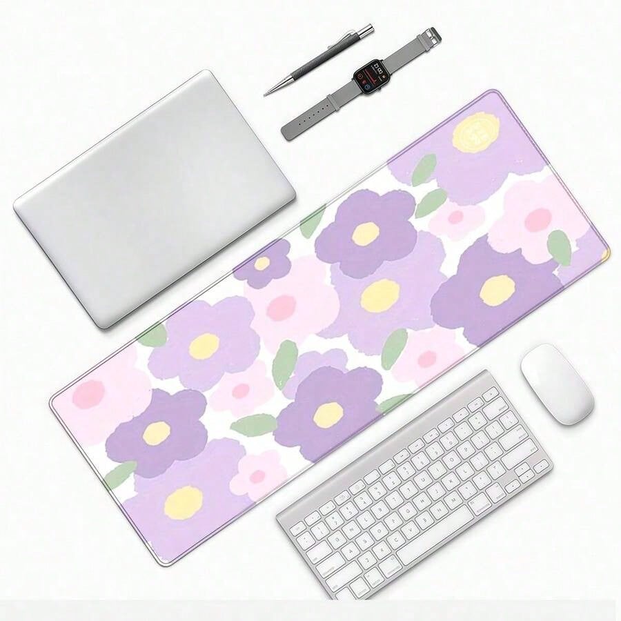 Purple Flower Mouse Pad - Larg - огляд і ціна Tradescantia Purple