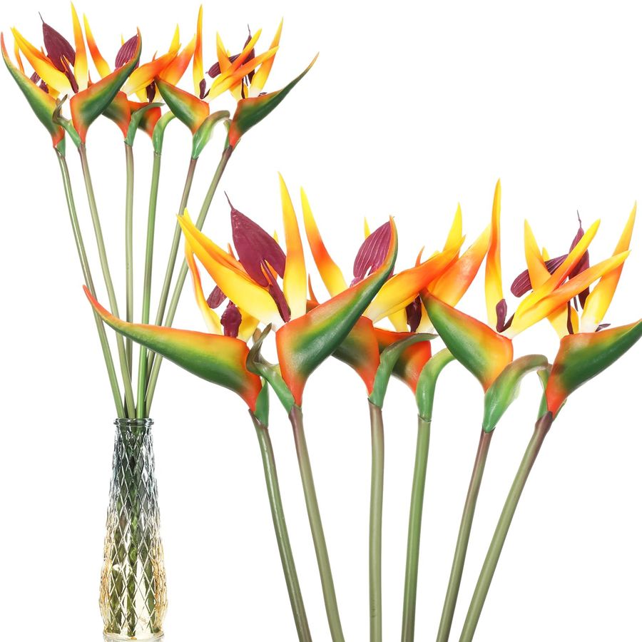 12 Pcs Bird of Paradise Artifi - огляд і ціна Bird Paradise Strelitzia
