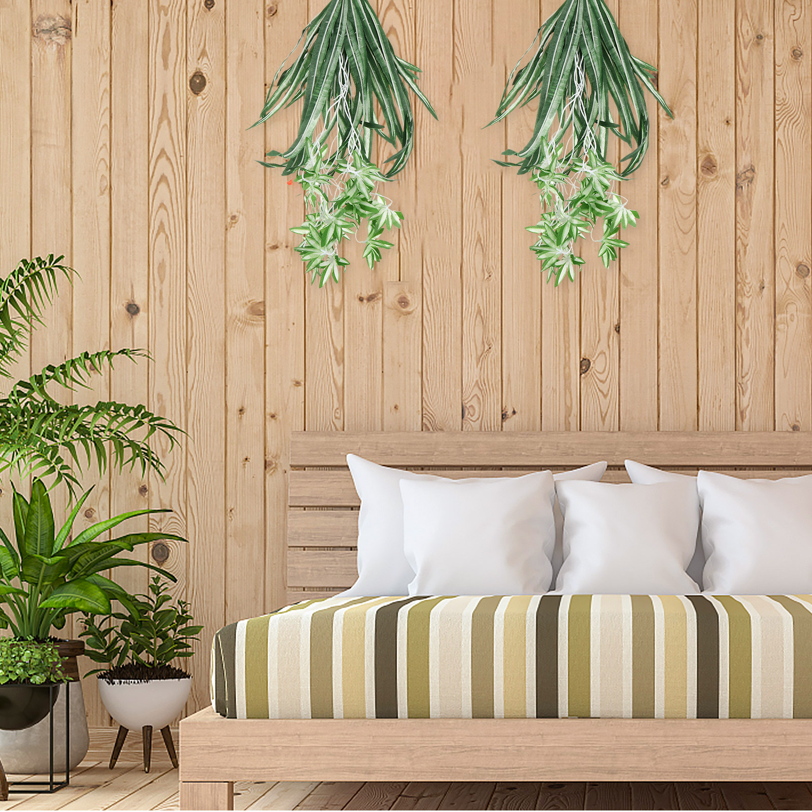 1Pcs Realistic Artificial Chlo - огляд і ціна Spider Plant Hanging