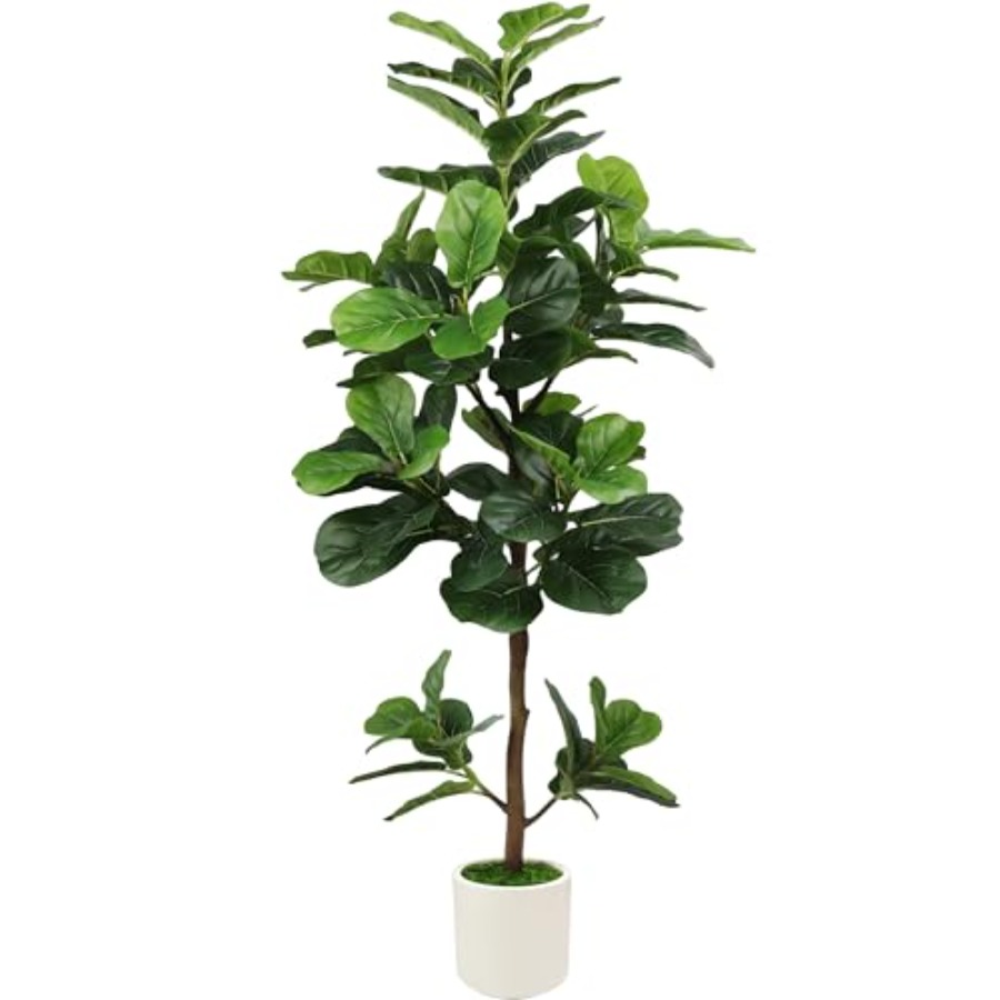 5Feet Artificial Fiddle Leaf F - огляд і ціна Ficus Lyrata Tree