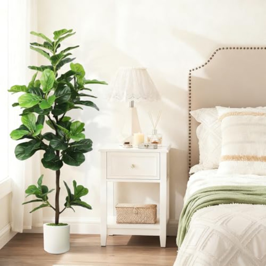 5Feet Artificial Fiddle Leaf F - огляд і ціна Ficus Lyrata Tree