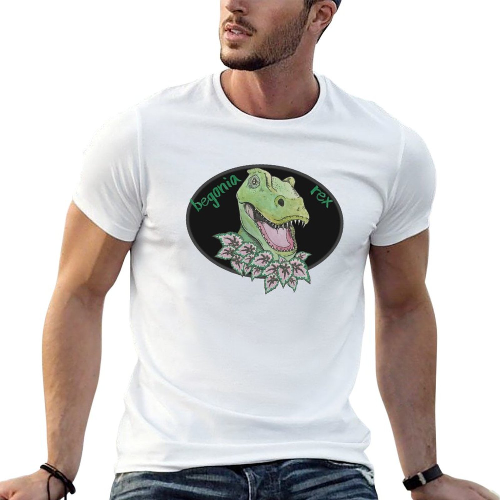 T rex begonia T-Shirt cotton t - огляд і ціна Begonia Rex