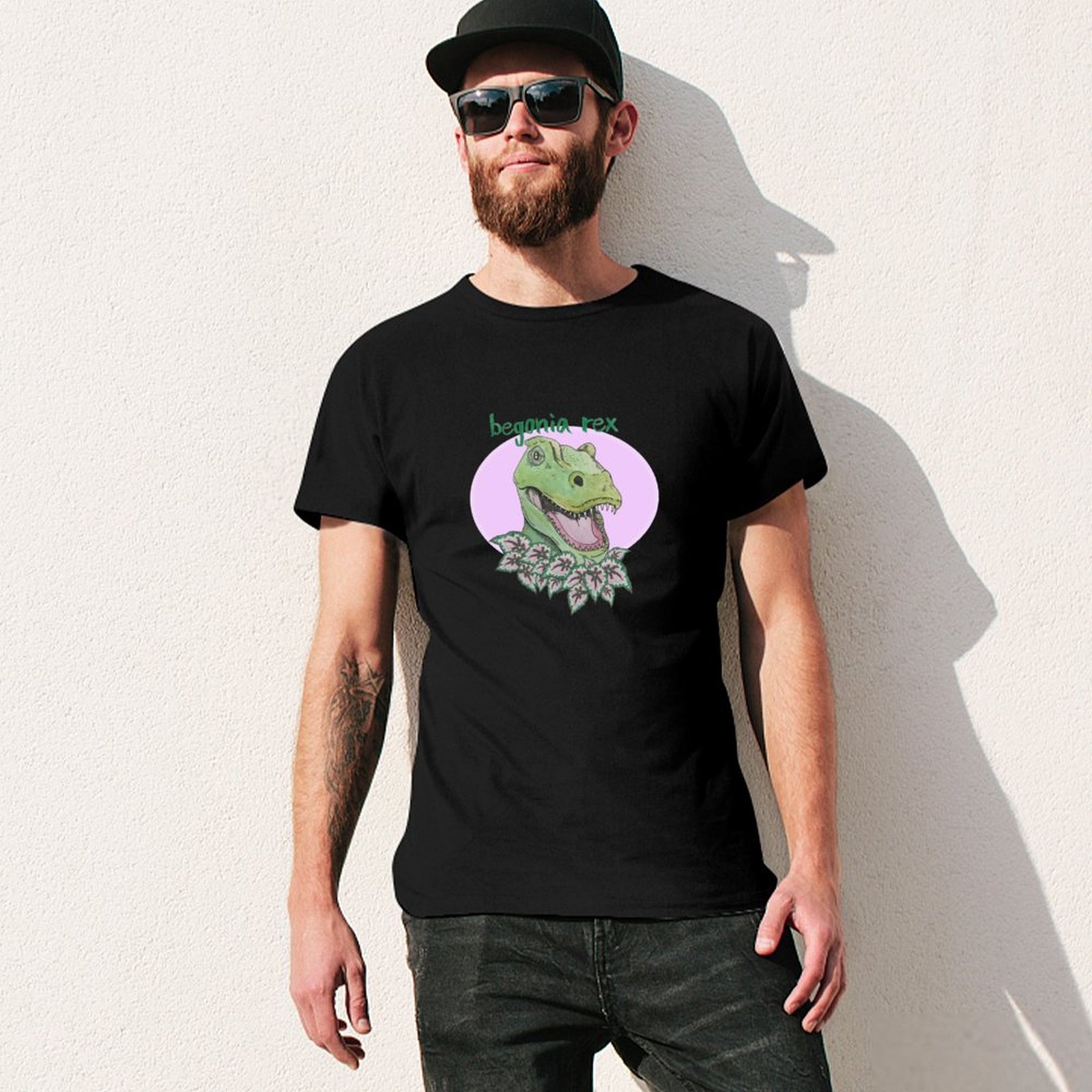 T rex begonia (pink) T-Shirt S - огляд і ціна Begonia Rex