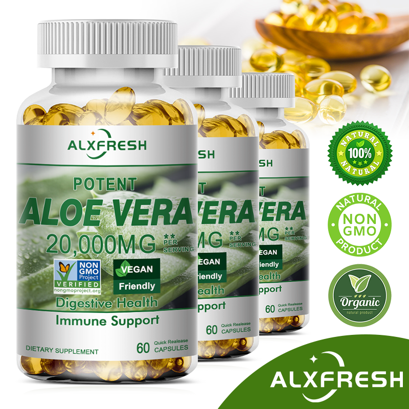 Aloe Vera Capsules Improve Dig - огляд і ціна Aloe Vera Pot
